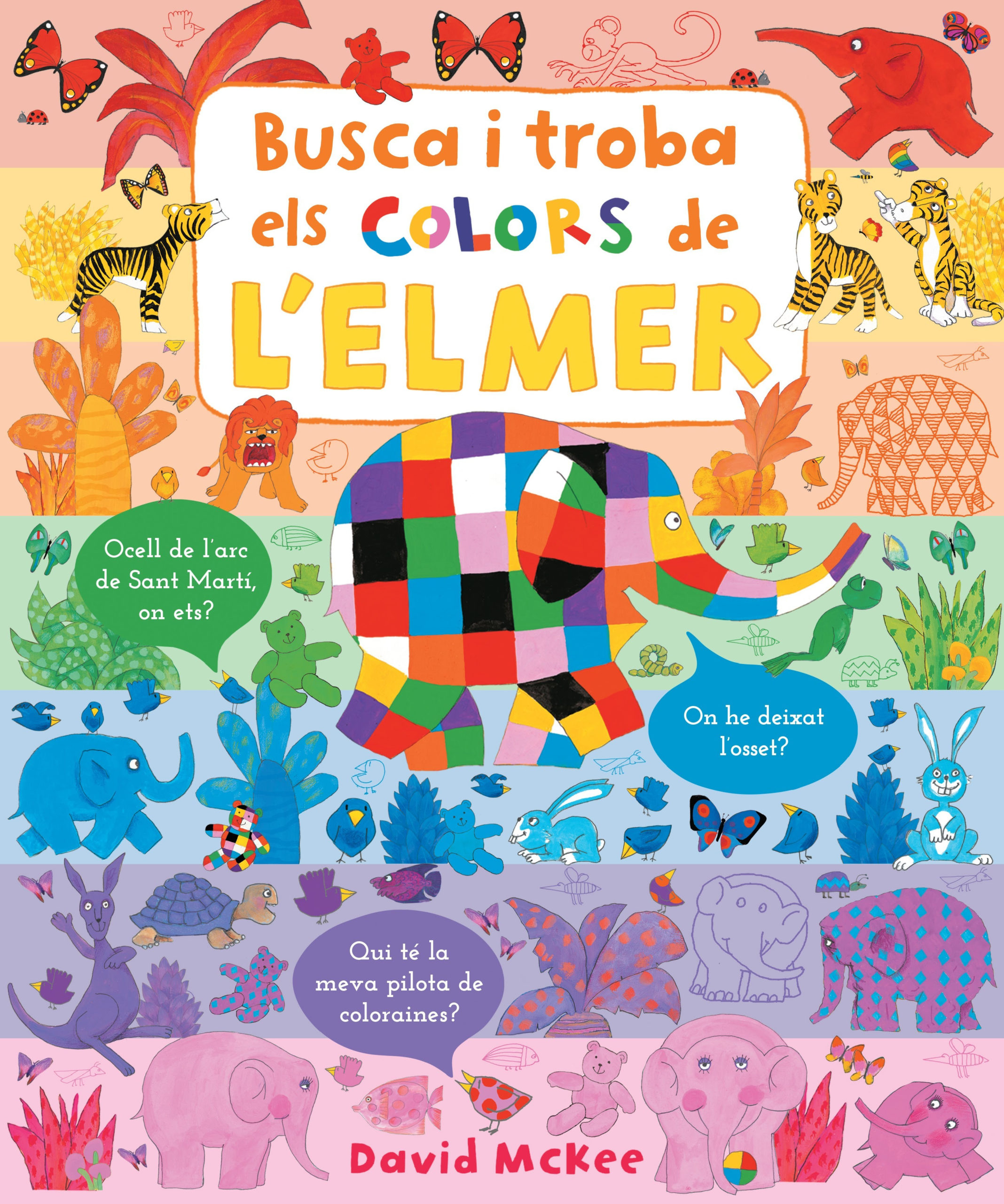 Busca i troba els colors de l'Elmer - On Anem Avui?