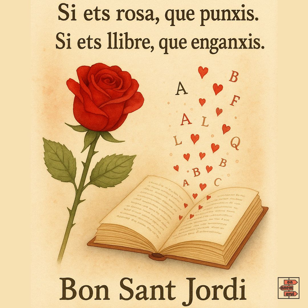 23 frases de Sant Jordi que no són aptes per llegir al costat de la iaia - On Anem Avui?