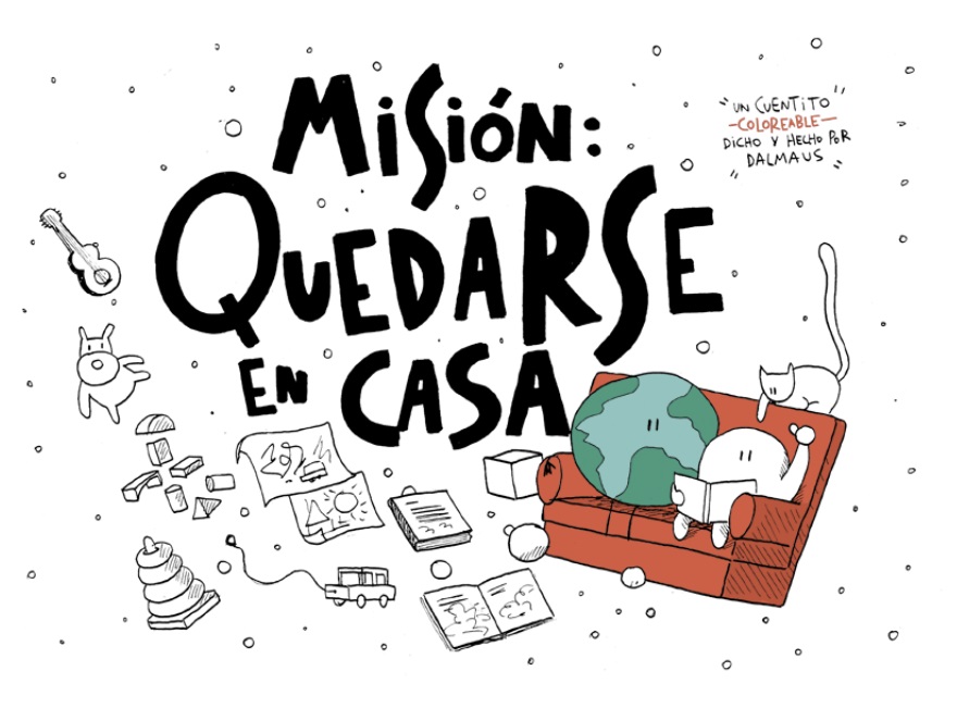 Missió Quedar-se a casa. Un Conte per pintar - On Anem Avui?