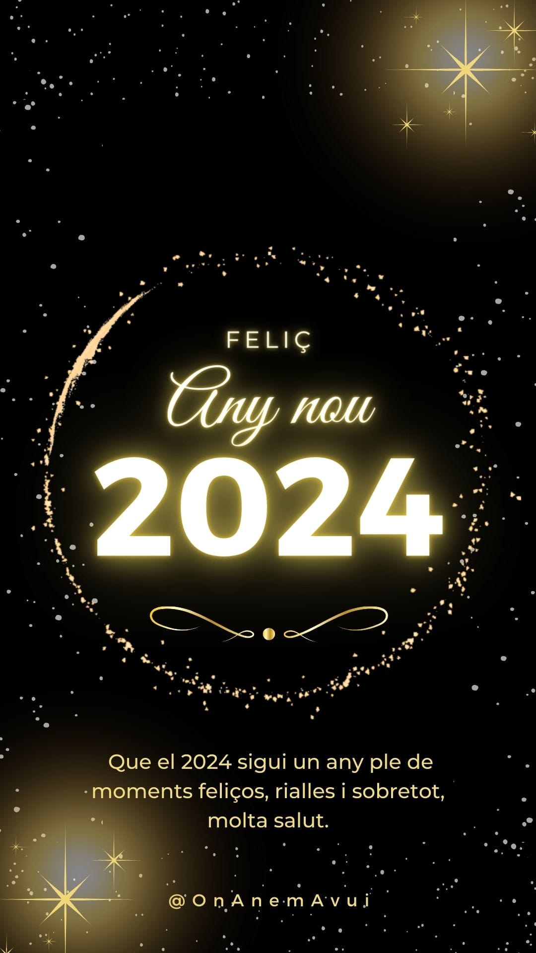Les millors frases i vídeos per a celebrar el Cap d'Any 2024 - On Anem Avui?