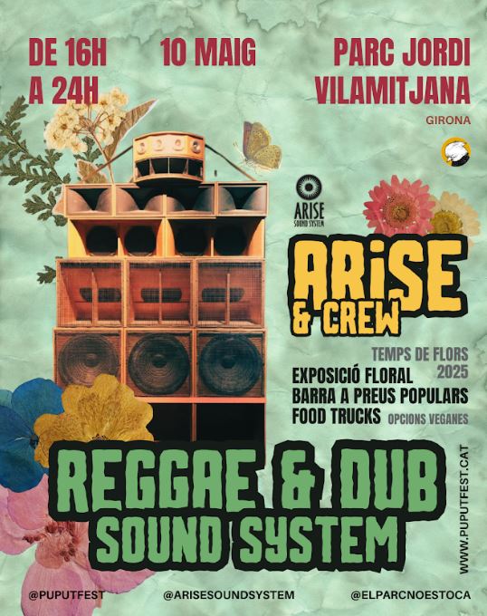 Tardeo de Dub & Reggae al Parc Jordi Vilamitjana de Girona