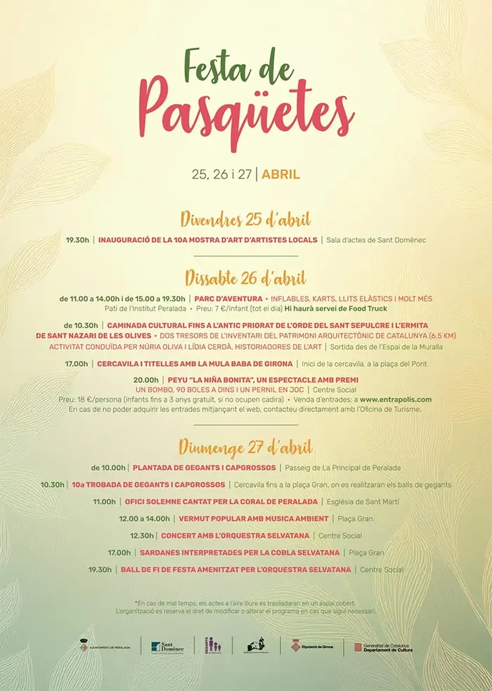 Festa de Pasqüetes de Peralada 2025