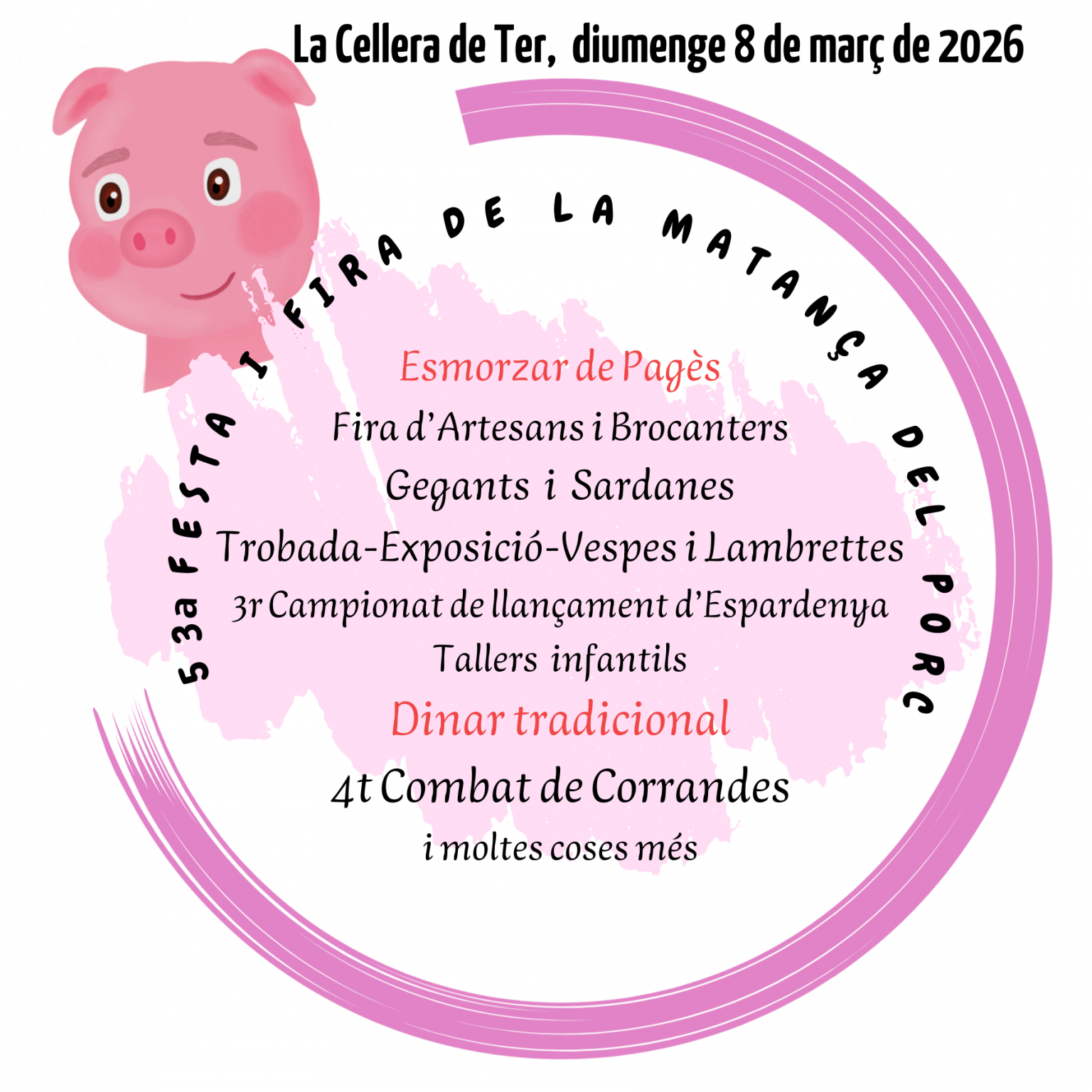 Fira i Festa de la Matança del Porc de la Cellera 2026