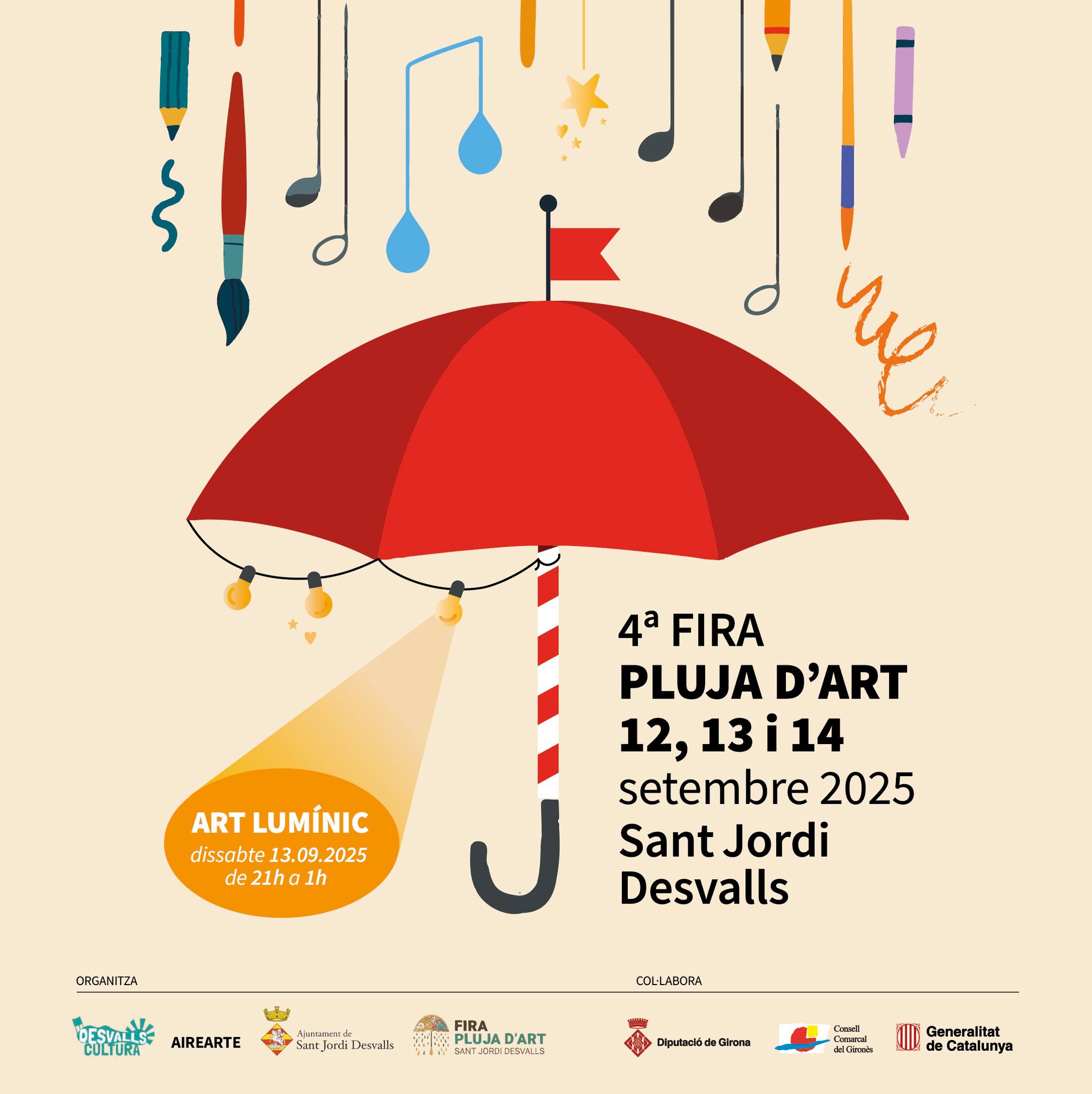 Fira Pluja d’Art de Sant Jordi Desvalls 2025