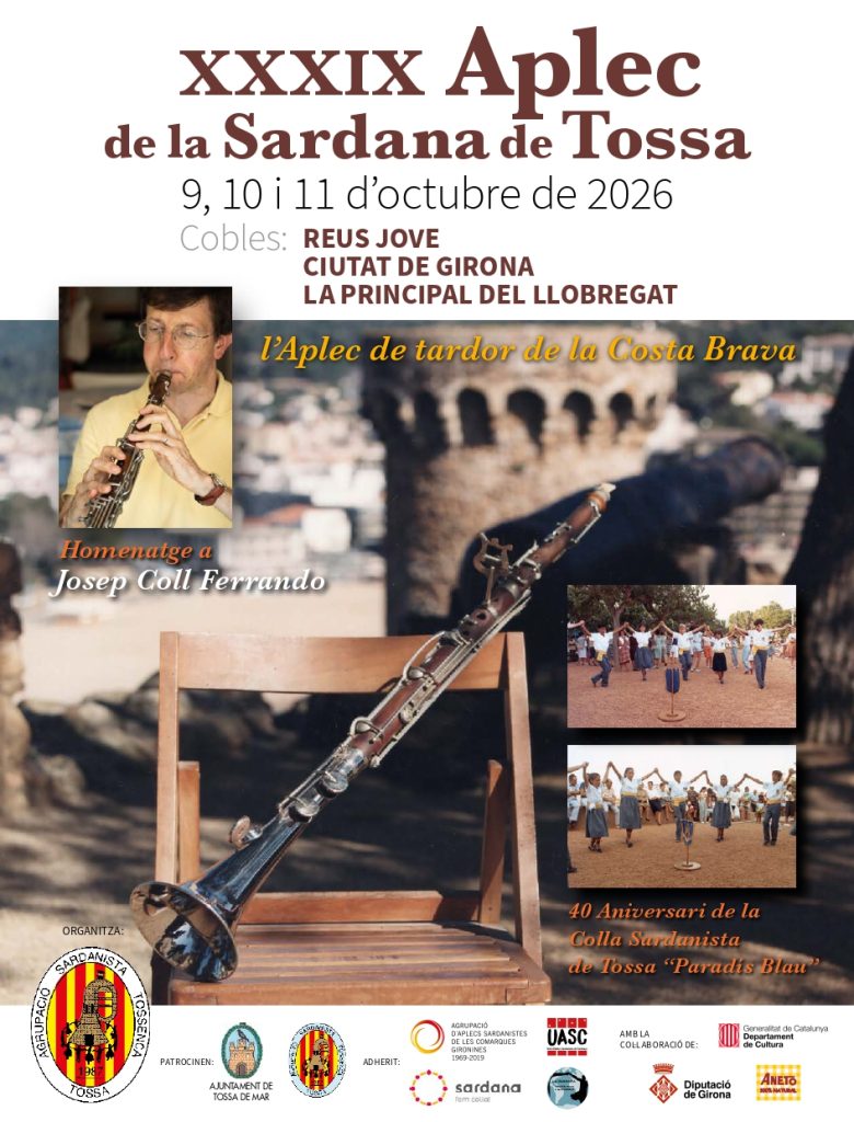 Aplec de la sardana de Tossa de Mar 2026