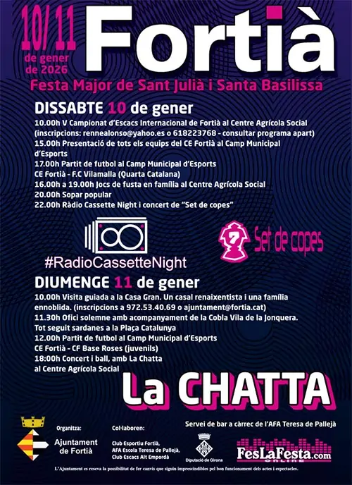 Festa Major de Sant Julià i Santa Basilissa de Fortià 2026