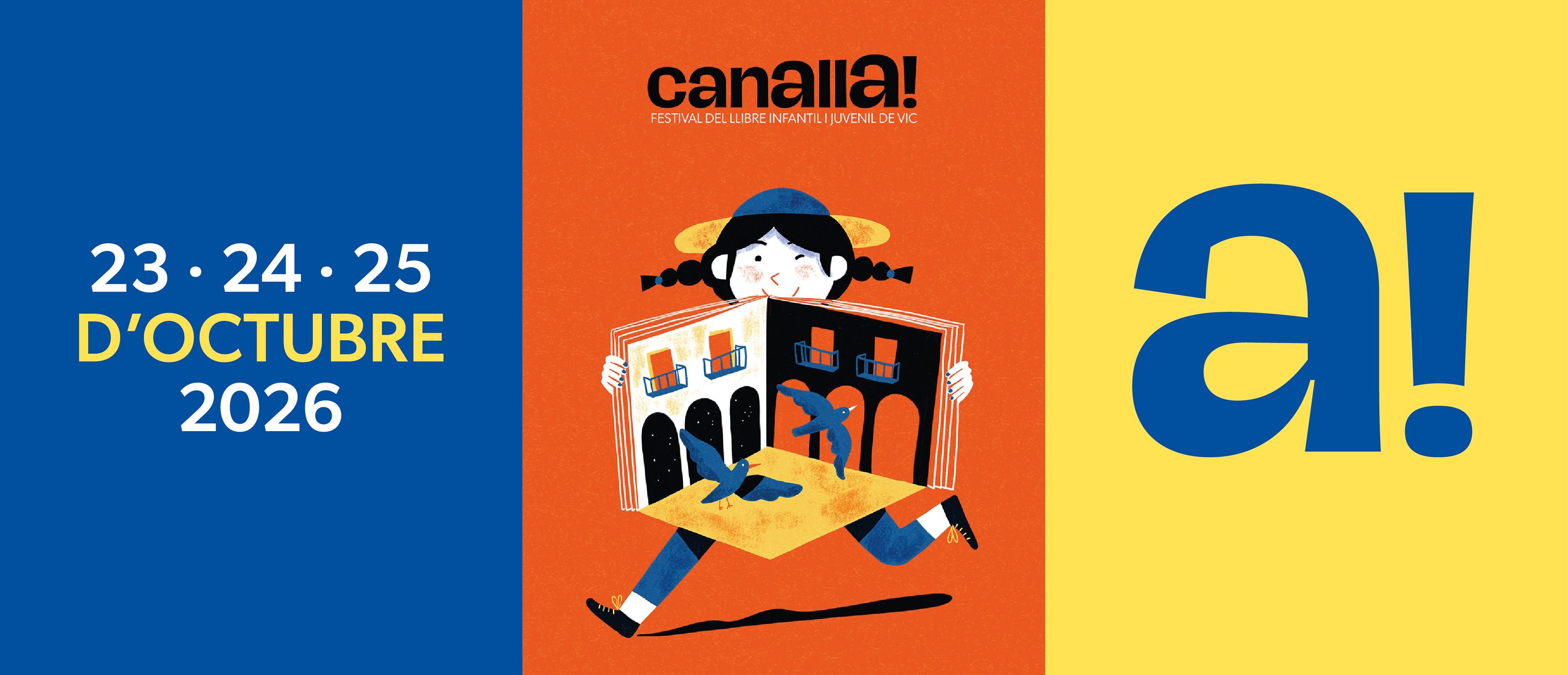 Cartell de CANALLA! FESTIVAL DEL LLIBRE INFANTIL I JUVENIL
