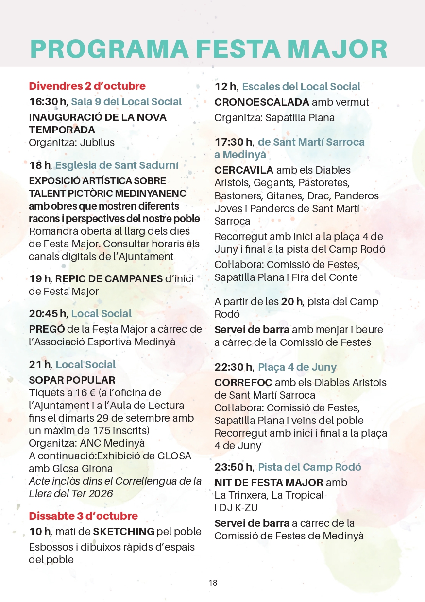 Festa Major de Medinyà 2026, imatge 6