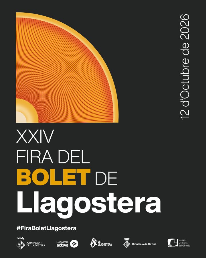 Cartell de Fira del Bolet de Llagostera 2026