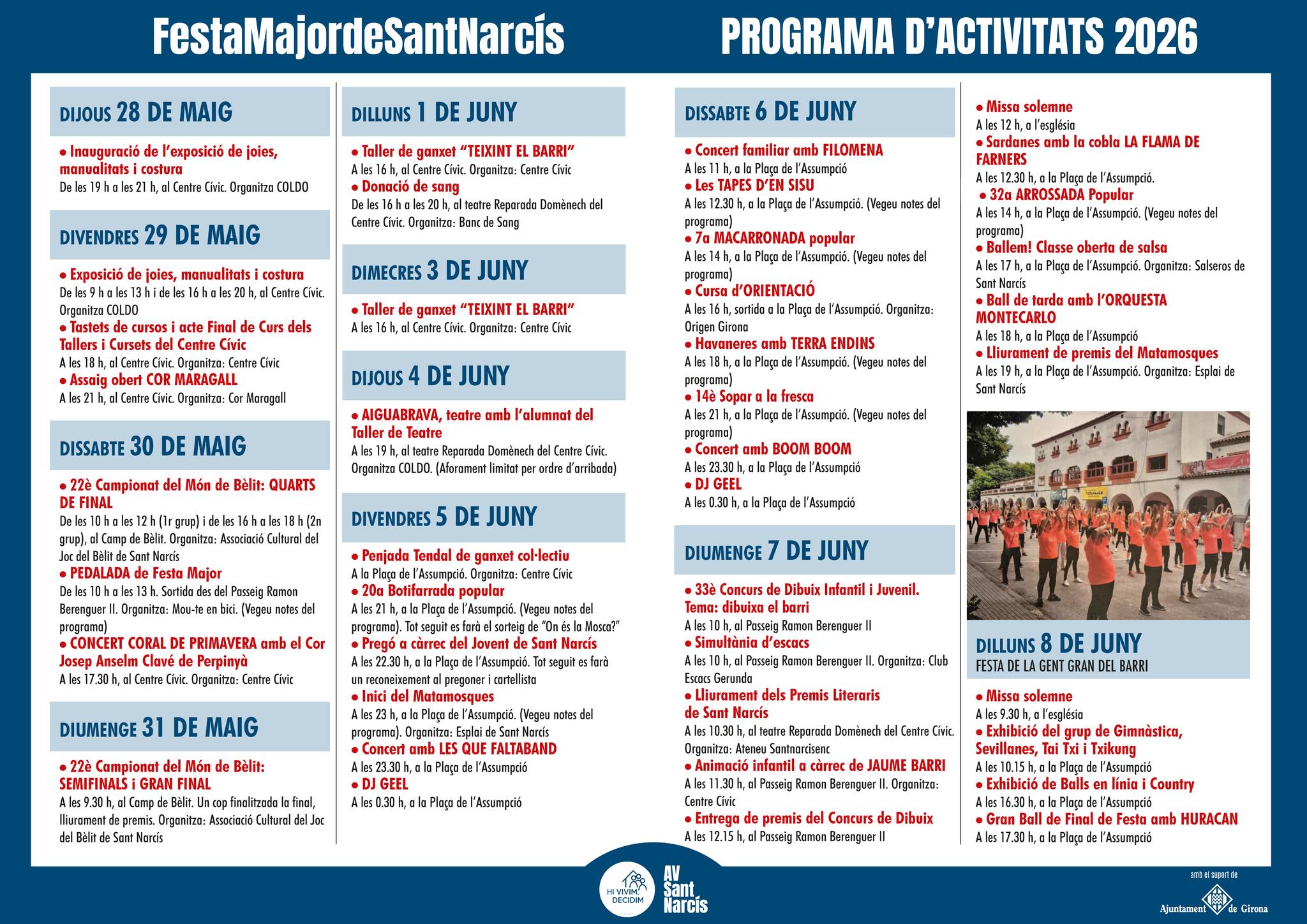 Festa Major del barri Sant Narcís de Girona 2025