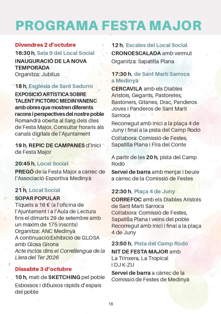 Festa Major de Medinyà 2026, imatge 2