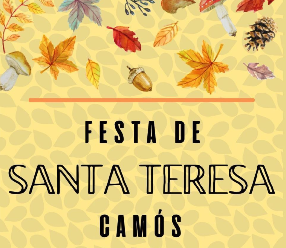 Cartell de Festa de Santa Teresa de Camós