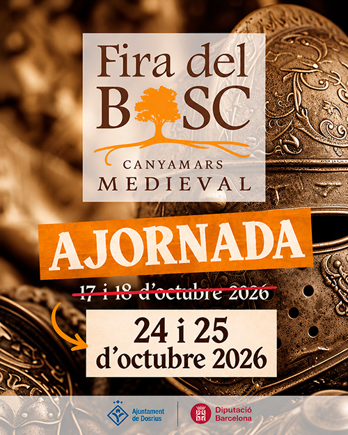 Cartell de La Fira del Bosc – Canyamars Medieval, a Dosrius el 2026