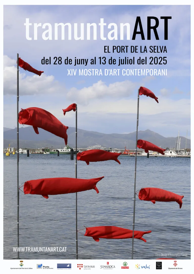 El Port de la Selva es converteix en una galeria d’art a cel obert amb TramuntanART 2025