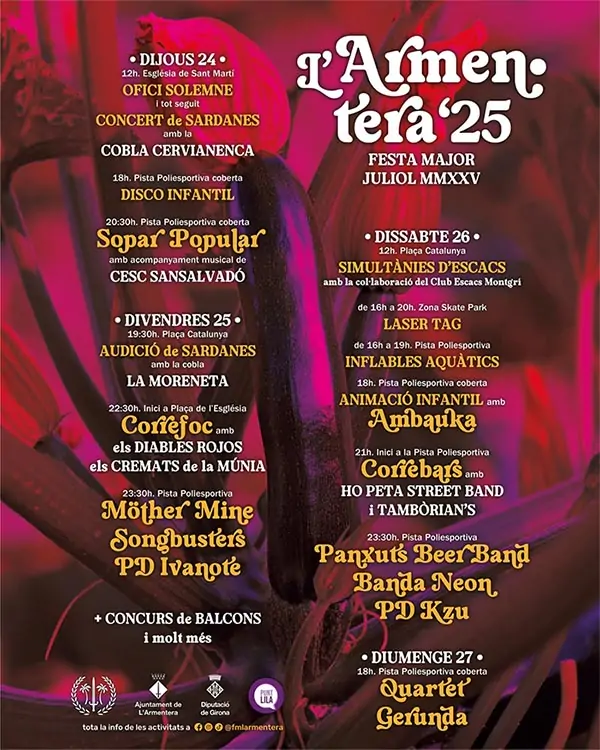 Festa Major l’Armentera 2025
