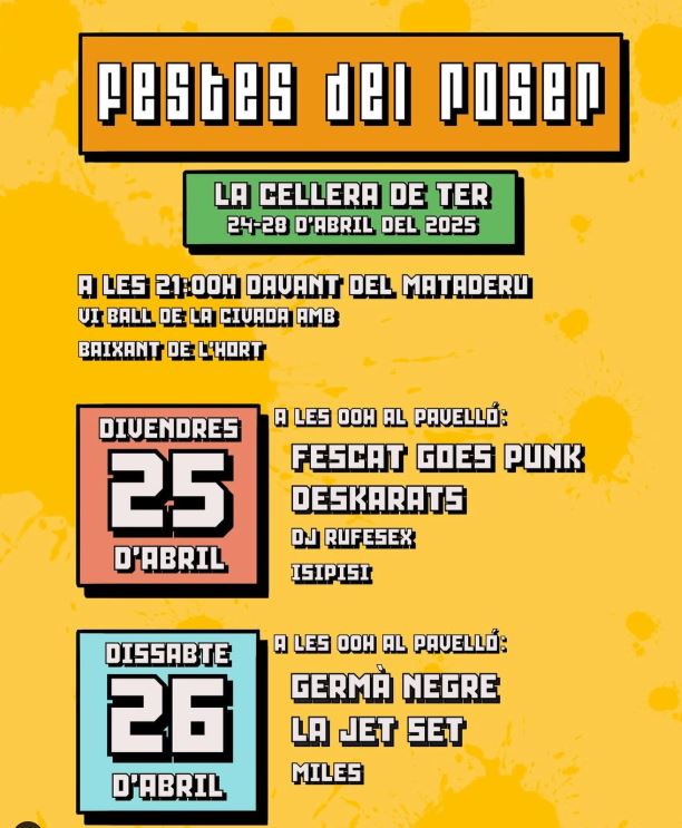 Festes del Roser de la Cellera de Ter 2025