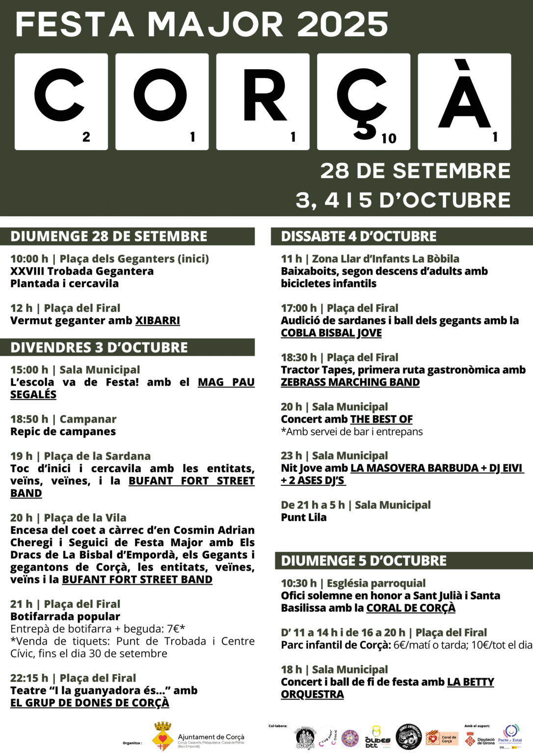 Festa Major de Corça 2025
