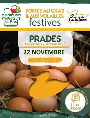 Cartell de Fira del Foie Gras i de les Aus Festives de Prada 2026