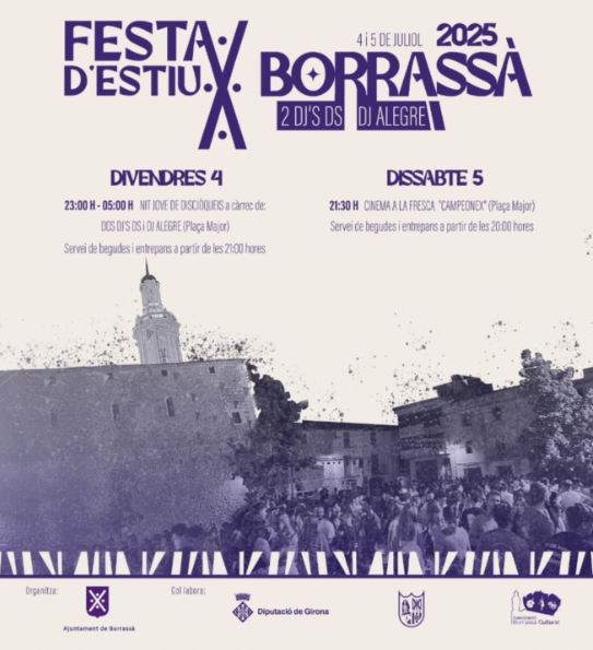 Festa d’estiu de Borrassà 2025