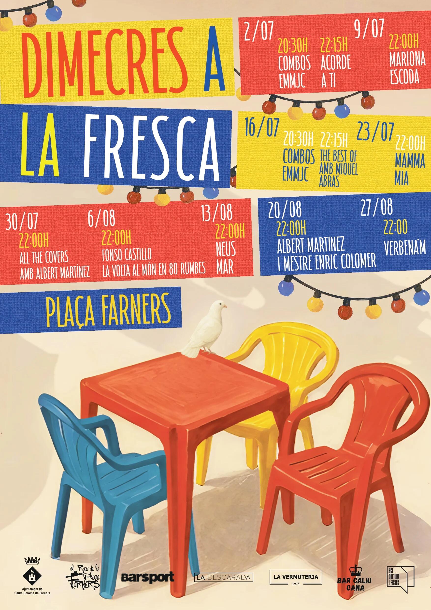 Dimecres a la Fresca a Santa Coloma de Farners 2025