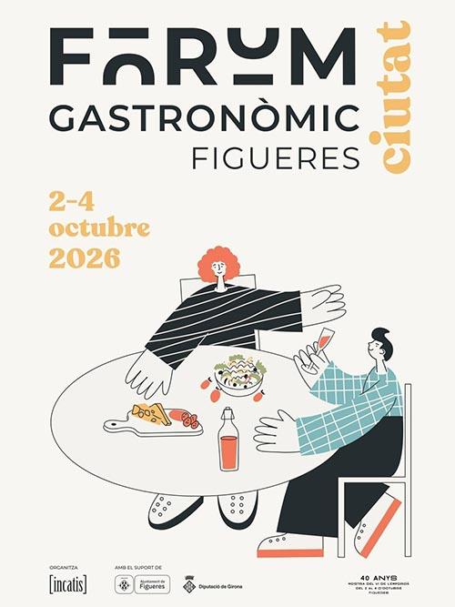 Cartell de Fòrum Gastronòmic Ciutat Figueres