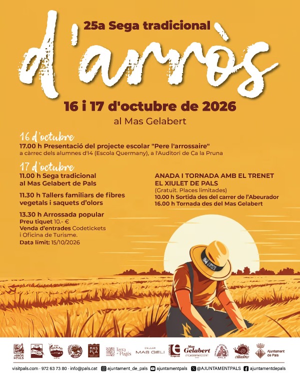 Cartell de 25a Sega tradicional d’arròs