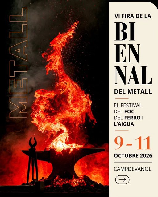 Cartell de Feria Bienal del Metal de Campdevànol 2026