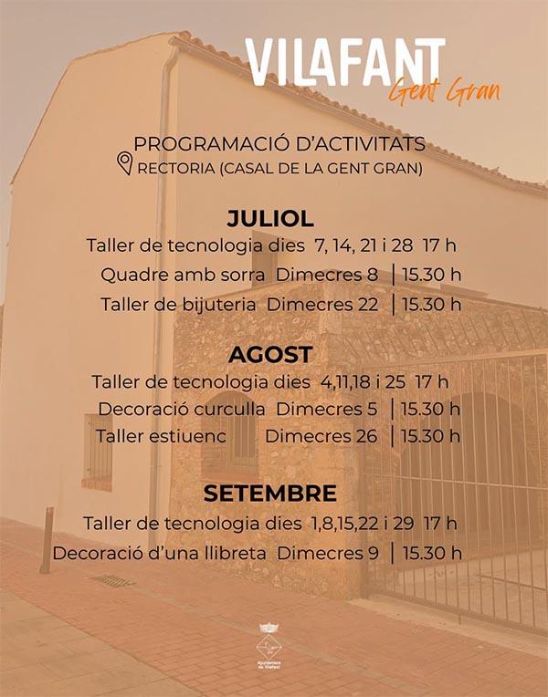 Activitats gent gran Vilafant