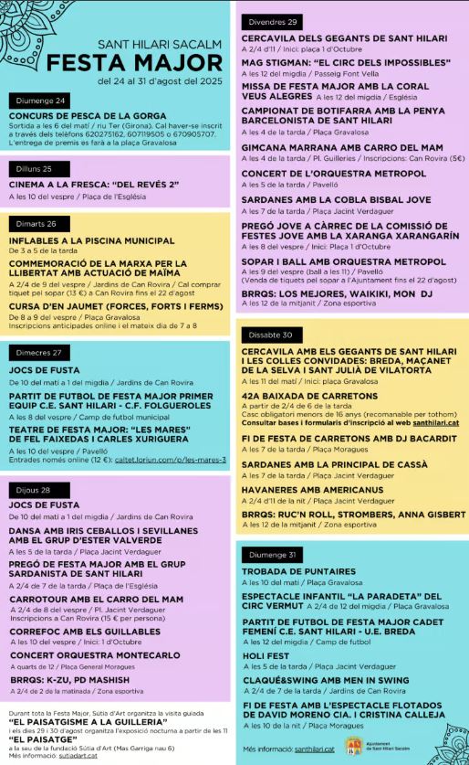Festa Major de Sant Hilari Sacalm 2025