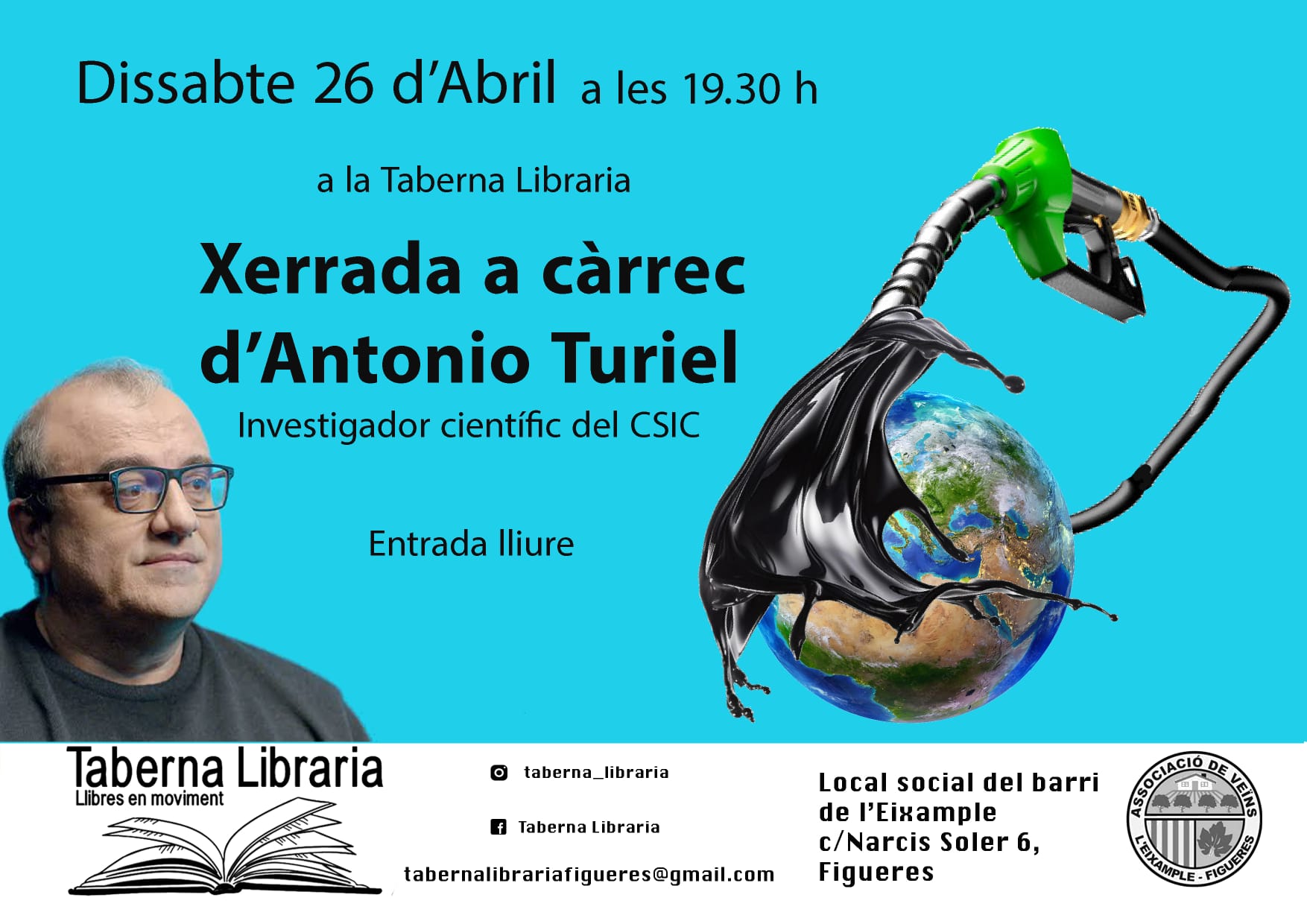 Xerrada d’Antonio Turiel a Figueres sobre crisi energètica
