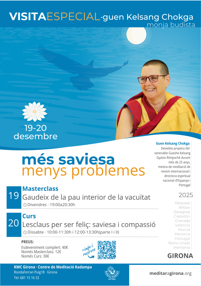 Visita especial a Girona amb guen Kelsang Chokga
