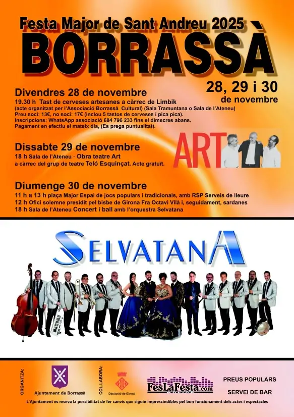 Festa de Sant Andreu Borrassà 2025
