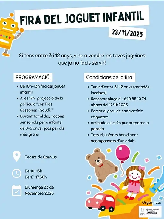 Fira del Joguet Infantil a Darnius 2025