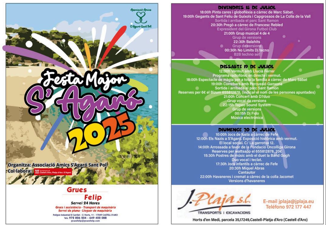 Festa Major de S’agaro 2025