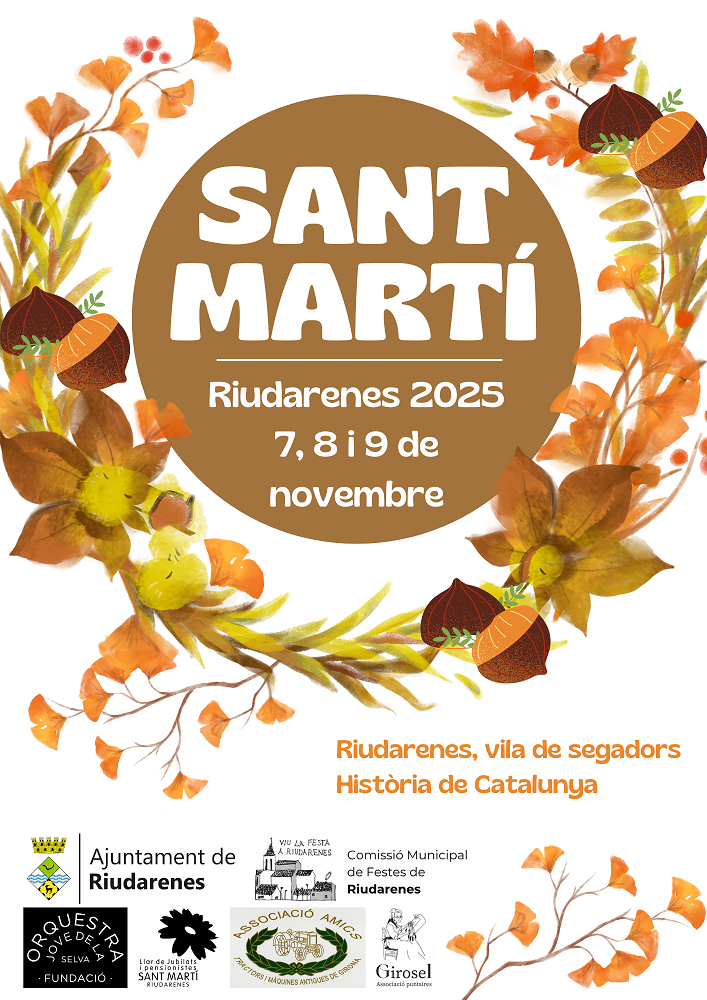 Festivitat de Sant Martí a Riudarenes 2025