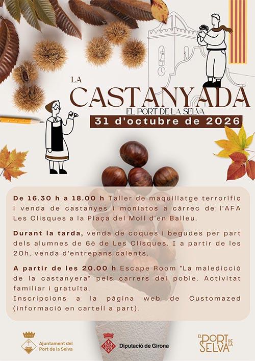 Cartell de La Castanyada del Port de la Selva