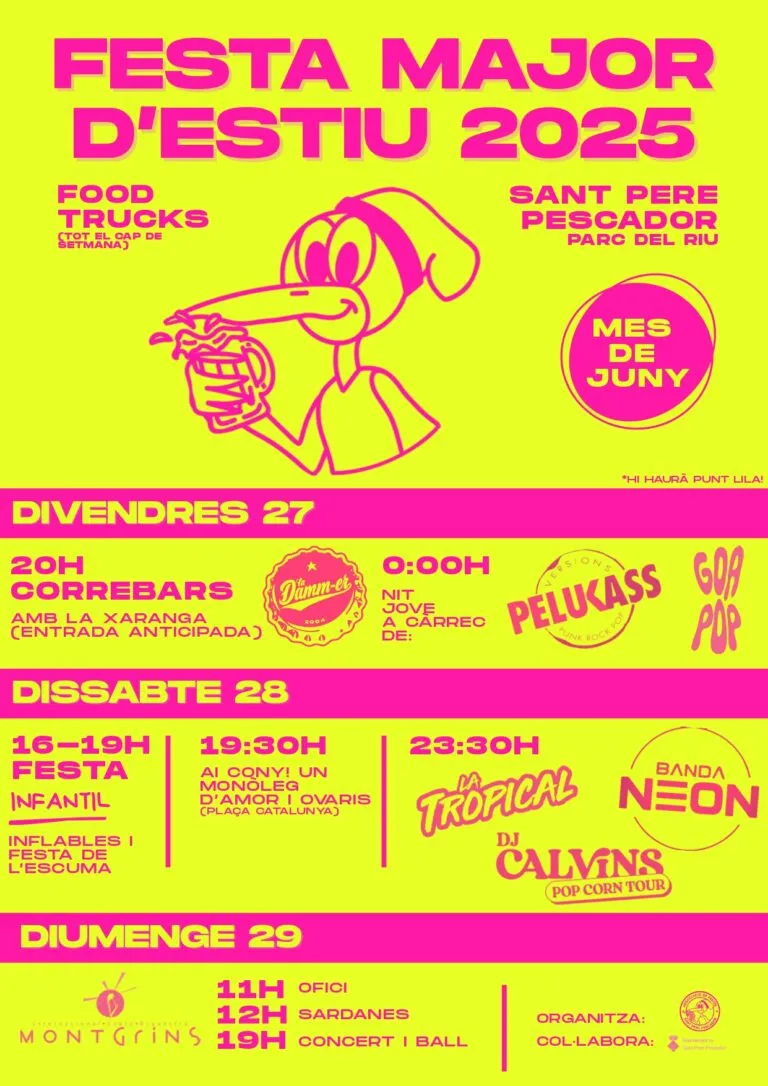 Festa Major d’estiu Sant Pere Pescador 2025