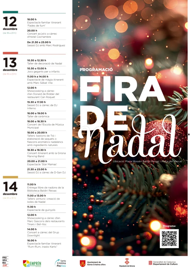 Fira de Nadal a Santa Cristina d’Aro 2025