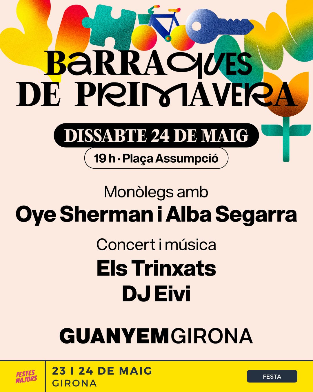 Barrakes de Primavera i Jornades Municipals a Girona: cultura, debat i festa el 23 i 24 de maig