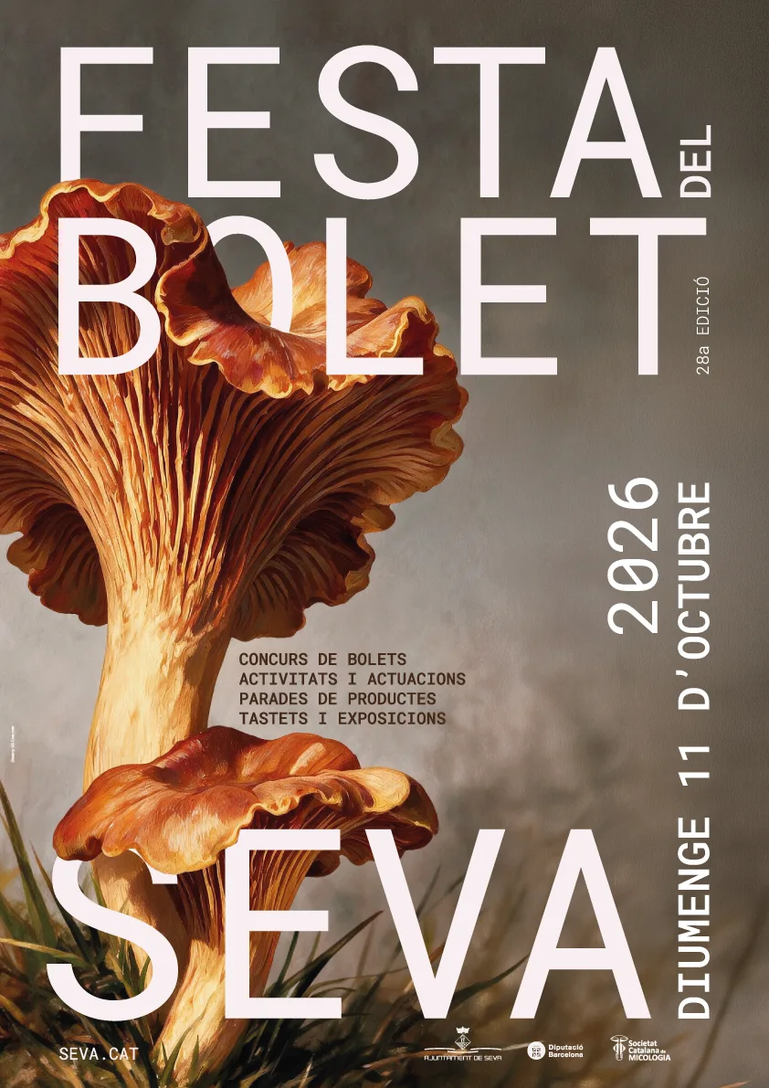 Cartell de Festa del Bolet de Seva 2026