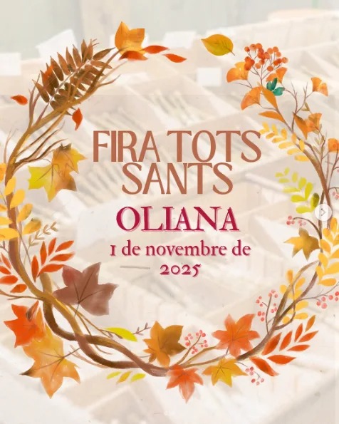 Cartell de Fira de Tots Sants Oliana 2026