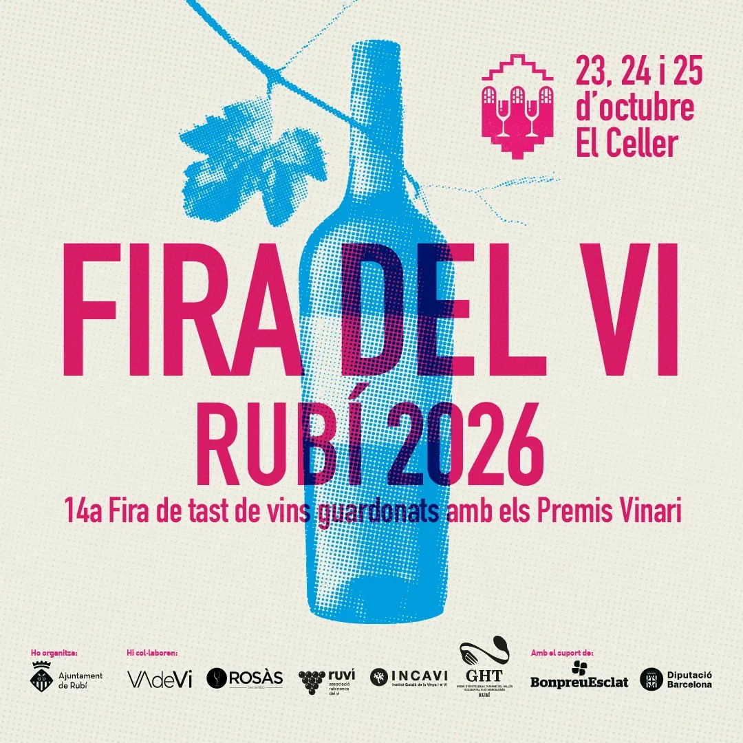 Cartell de Fira del Vi de Rubi 2026