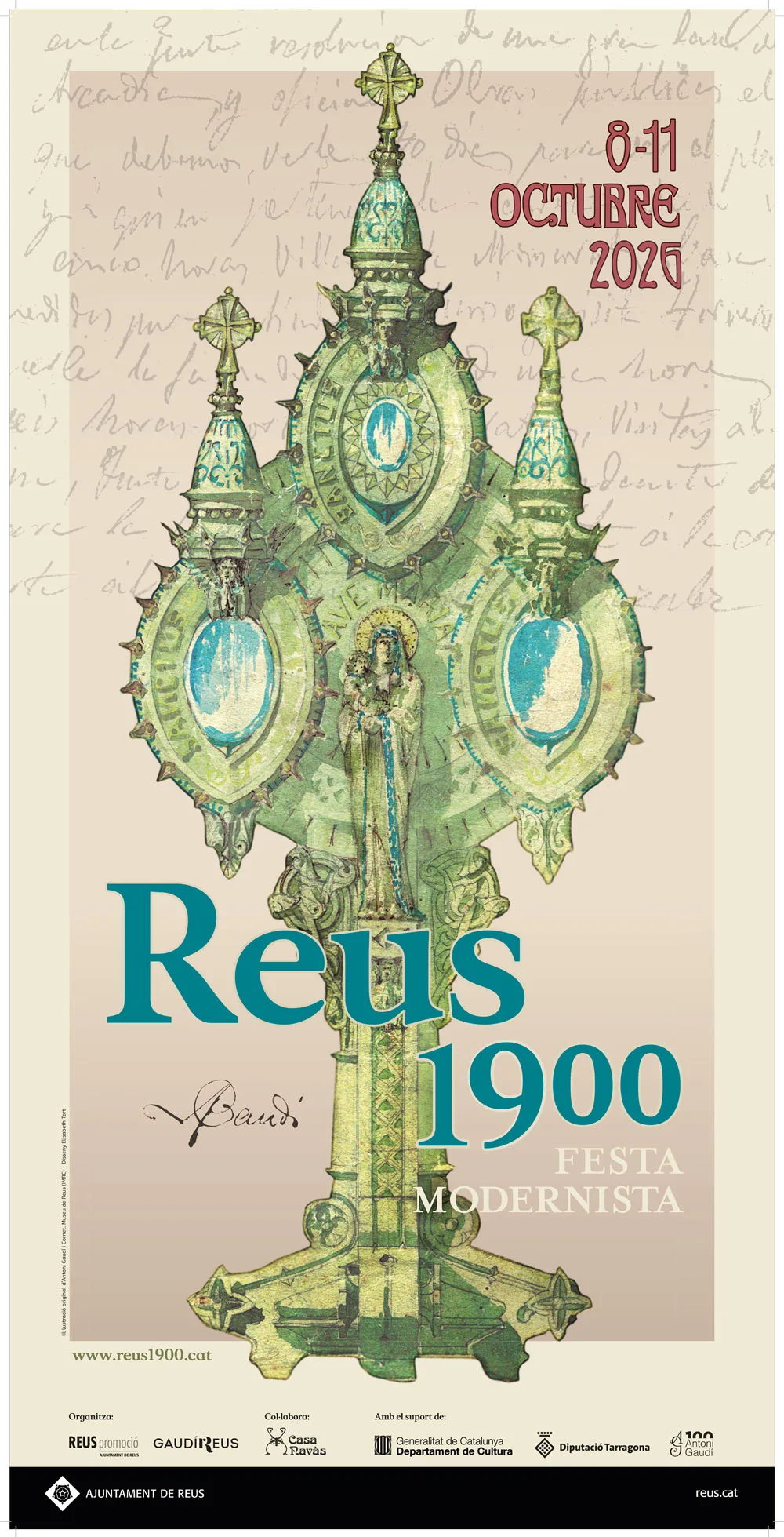 Cartell de REUS 1900 - Festa Modernista 2026