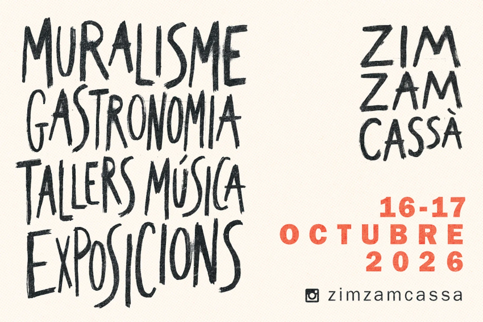 Zim Zam Cassà 2026: murals, tallers i gastronomia al centre històric