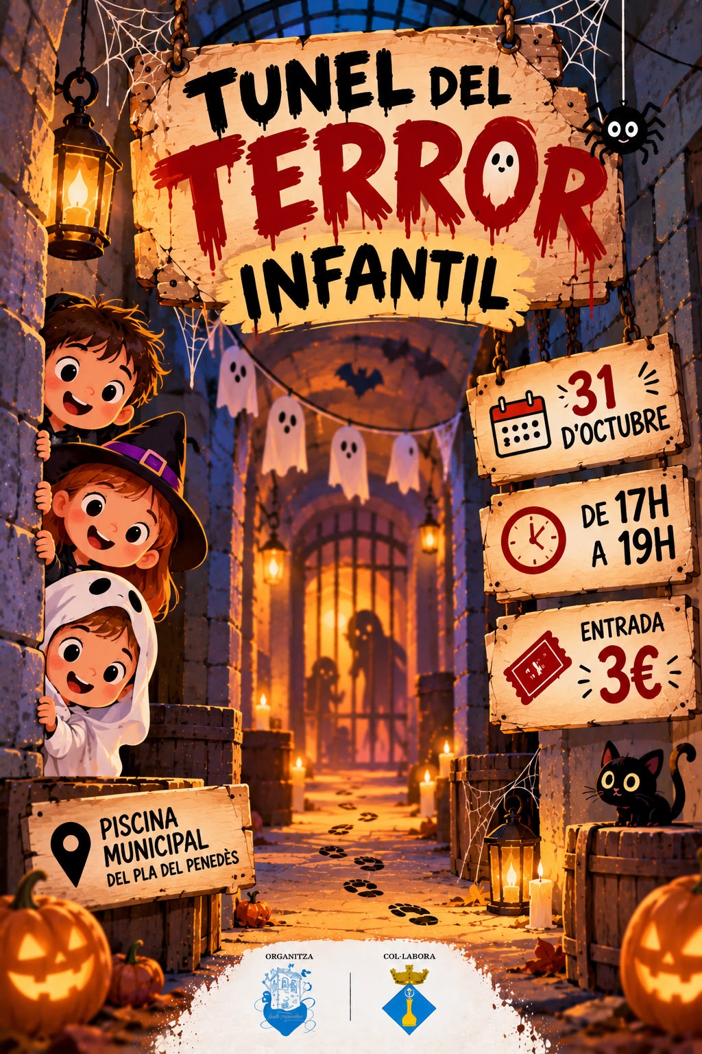 Cartell de Túnel del terror infantil 2026