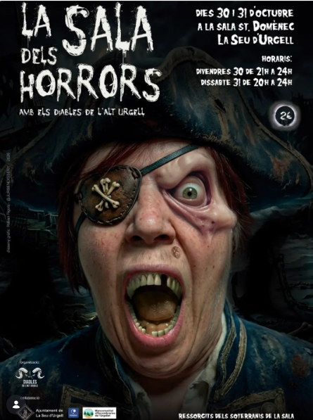 Cartell o programa de l’activitat de La Sala dels Horrors: Galeó Negre2026