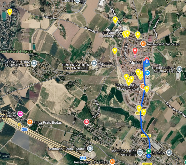 Mapa original de cases encantades de Cases encantades d’Alpicat2026