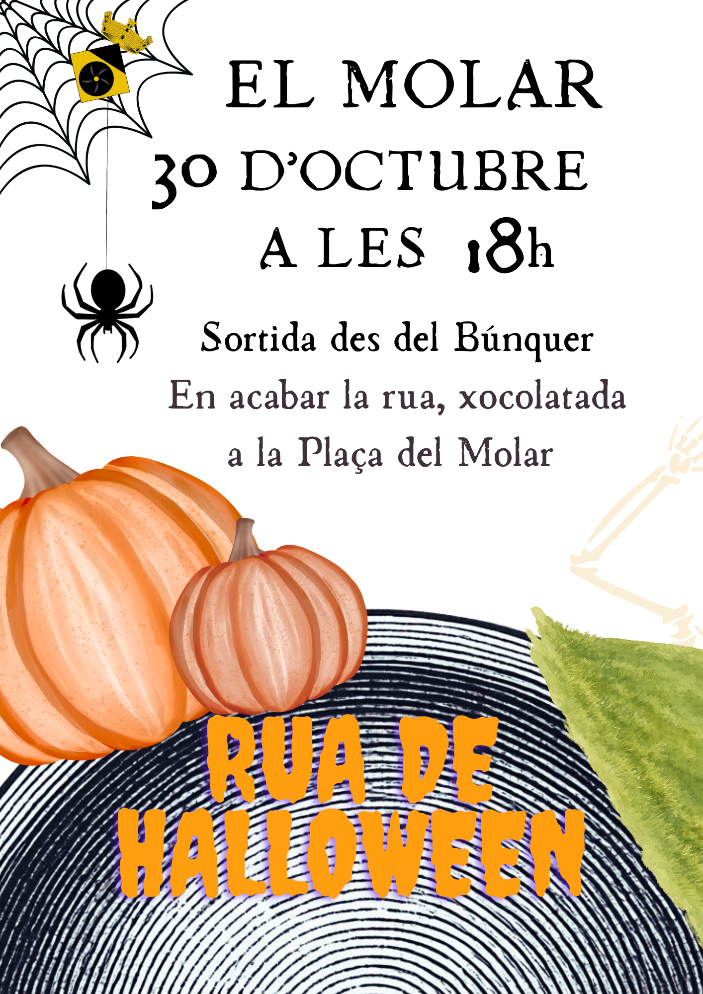 Cartell o programa de l’activitat de Rua de Halloween 20262026