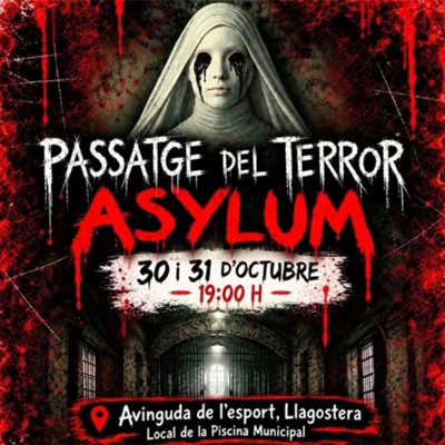 Cartell o programa de l’activitat de Passatge del Terror Asylum2026