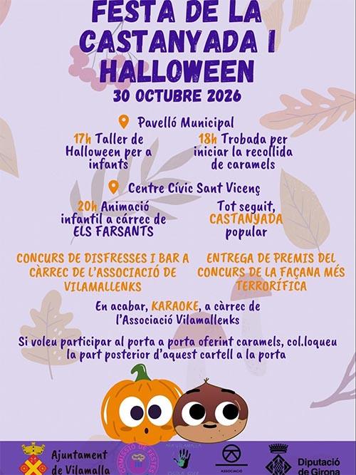 Cartell o programa de l’activitat de Festa de la Castanyada i Halloween2026